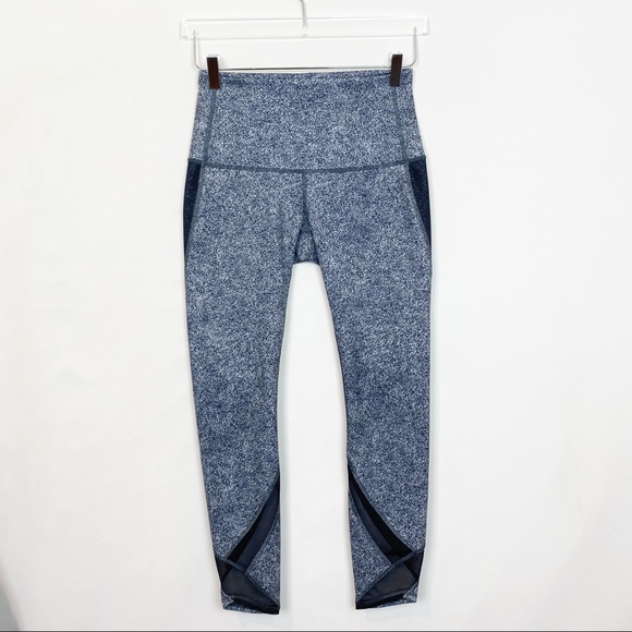 Lululemon Speckled Pace Rival Mesh Crop 8